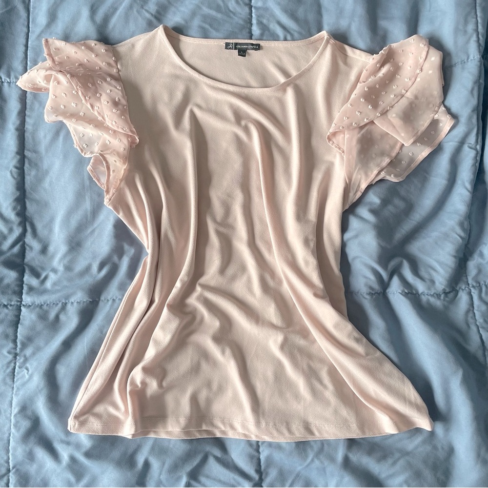 Blush blouse